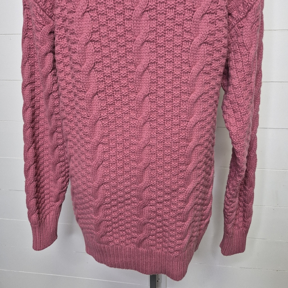 Aritzia Wilfred Gianna Merino Wool Blend Cable Knit Sweater Size S - Picture 9 of 13